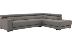 Goossens hoeksalon nora grijs stof - 8190123-207-01
