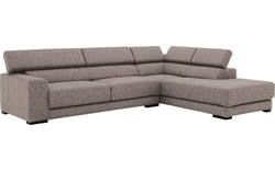Goossens hoeksalon nora grijs stof - 8190123-208-01