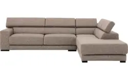 Goossens hoeksalon nora beige stof - 8190123-209-01