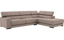 Goossens hoeksalon nora beige stof - 8190123-209-01