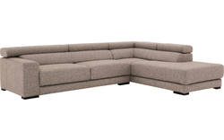 Goossens hoeksalon nora beige stof - 8190123-209-01
