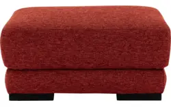 Goossens voetenbank nora rood stof - 8190125-216-01