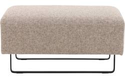 Goossens voetenbank montreal bruin stof - 8190130-01