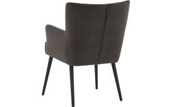 Goossens eetkamerstoel rob bruin stof - 8190141-03