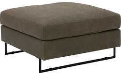 Goossens voetenbank jovani groen leer - 8190143-02