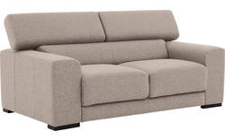 Goossens zitbank nora beige stof - 8190154-209-02