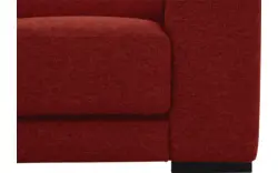 Goossens zitbank nora rood stof - 8190154-216-01