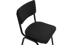 Goossens eetkamerstoel chaplin zwart leer - 8190176-02
