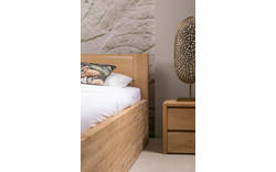 Goossens bedframe bibi onbewerkt eiken - 8201293-01