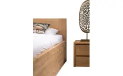 Goossens bedframe bibi onbewerkt eiken - 8201293-01