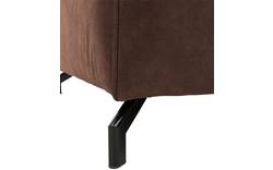 Goossens zitbank calvin bruin micro leer - 8190315-631-01