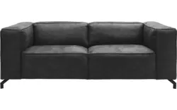 Goossens zitbank calvin grijs micro leer - 8190315-634-01