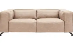 Goossens zitbank calvin beige micro leer - 8190315-637-01