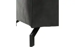 Goossens zitbank calvin grijs micro leer - 8190316-635-01