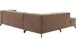 Goossens hoeksalon calvin bruin micro leer - 8190317-627-01
