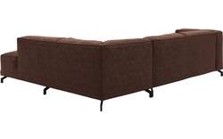 Goossens hoeksalon calvin bruin micro leer - 8190317-631-01-gespiegeld