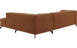 Goossens hoeksalon calvin bruin micro leer - 8190317-633-01-gespiegeld
