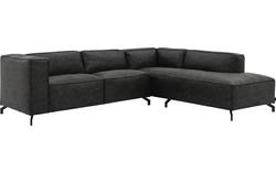 Goossens hoeksalon calvin grijs micro leer - 8190317-635-01-gespiegeld