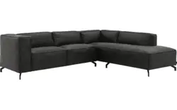 Goossens hoeksalon calvin grijs micro leer - 8190317-635-01-gespiegeld
