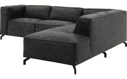 Goossens hoeksalon calvin grijs micro leer - 8190317-635-01-gespiegeld