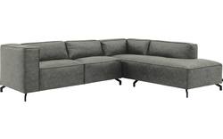Goossens hoeksalon calvin grijs micro leer - 8190317-636-02-gespiegeld
