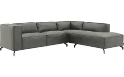 Goossens hoeksalon calvin grijs micro leer - 8190317-636-01-gespiegeld