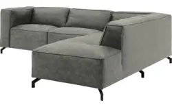 Goossens hoeksalon calvin grijs micro leer - 8190317-636-01-gespiegeld