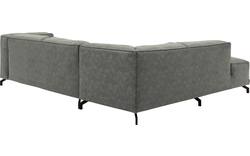 Goossens hoeksalon calvin grijs micro leer - 8190317-636-01