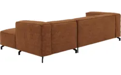 Goossens loungebank calvin bruin micro leer - 8190318-633-01