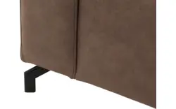 Goossens loungebank calvin bruin micro leer - 8190319-627-01