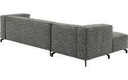 Goossens loungebank calvin grijs micro leer - 8190319-636-01-gespiegeld