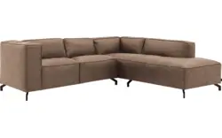 Goossens hoeksalon calvin bruin micro leer - 8190320-627-01-gespiegeld