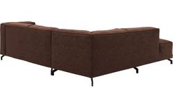 Goossens hoeksalon calvin bruin micro leer - 8190320-631-01