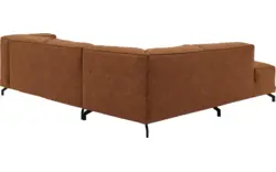 Goossens hoeksalon calvin bruin micro leer - 8190320-633-01