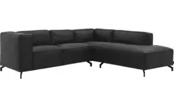 Goossens hoeksalon calvin grijs micro leer - 8190320-634-01-gespiegeld