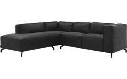 Goossens hoeksalon calvin grijs micro leer - 8190320-634-02