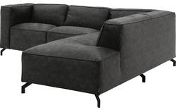 Goossens hoeksalon calvin grijs micro leer - 8190320-635-01-gespiegeld