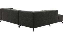 Goossens hoeksalon calvin grijs micro leer - 8190320-635-01