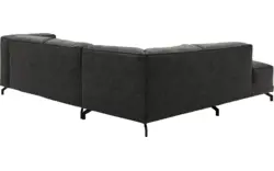 Goossens hoeksalon calvin grijs micro leer - 8190320-635-01