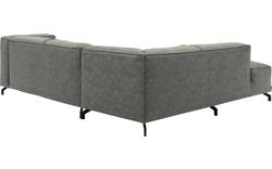 Goossens hoeksalon calvin grijs micro leer - 8190320-636-01