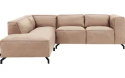 Goossens hoeksalon calvin beige micro leer - 8190320-637-01