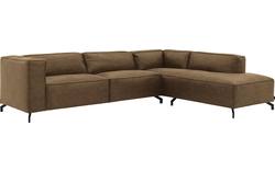 Goossens hoeksalon calvin groen micro leer - 8190321-626-02-gespiegeld
