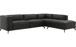 Goossens hoeksalon calvin grijs micro leer - 8190321-635-01-gespiegeld