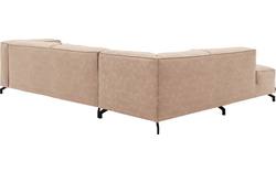 Goossens hoeksalon calvin beige micro leer - 8190321-637-01