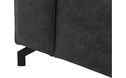 Goossens loungebank calvin grijs micro leer - 8190322-635-02