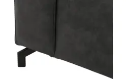 Goossens loungebank calvin grijs micro leer - 8190322-635-02