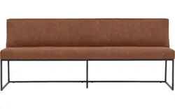 Goossens excellent eetbank tom bruin micro leer - 8190385-02