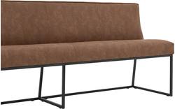 Goossens excellent eetbank tom bruin micro leer - 8190385-02