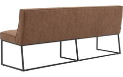 Goossens excellent eetbank tom bruin micro leer - 8190385-06
