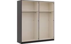 Goossens kledingkast easy storage ddk zwart hoogwaardig meubelplaat - 8190404-10